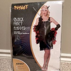 Black Fancy Flapper Costume